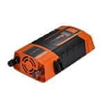 Carspa Napetostni pretvornik PID600-12, 12V/230V+2xUSB 600W, modificiran sinusni val, digitalni zaslon, primeren za avtomobile