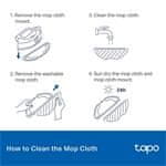 TP-Link Dodatki Tapo RVA300 pralna krpa za sesalnik Tapo