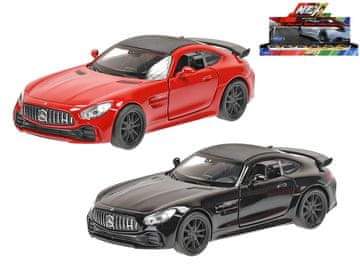 Welly Mercedes AMG Gtr 12 cm kovinska vzvratna prestava - mešanica barv (črna, rdeča)