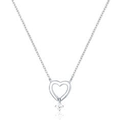 JVD Srebrna ogrlica zaljubljeno srce SVLN0391X61BI45