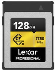 Lexar CFexpress Pro Type B Gold hitra kartica, 128GB