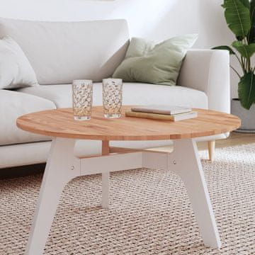 Vidaxl vidaXL Mizna plošča Ø80x1,5 cm okrogla masivna bukova lesena