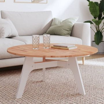 Vidaxl vidaXL Mizna plošča Ø90x1,5 cm okrogla masivna bukova lesena površina