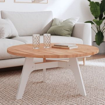 Vidaxl vidaXL Mizna plošča Ø90x2,5 cm okrogla masivna bukova lesena površina