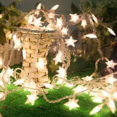 HOME & MARKER® LED luči, LED luči na traku, Lučke v obliki zvezd (6 m) | STARYGLOW