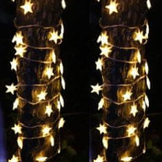 HOME & MARKER® Luči na traku z motivom zvezd (6 m) | STARYGLOW