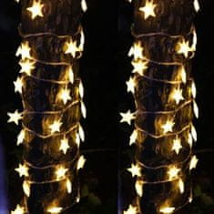 HOME & MARKER® LED luči, LED luči na traku, Lučke v obliki zvezd (6 m) | STARYGLOW