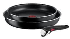 Tefal Ingenio Easy Cook N Clean 2-delni set, črn (L1549013)