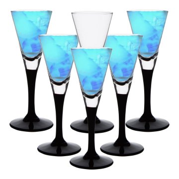 shumee Set 6 kozarcev za liker in vodko 50 ml ONYX