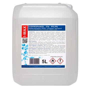 Tenzi Detailer Izopropilni alkohol Izopropanol IPA I-MAX 99,9% 5L