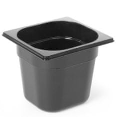 shumee Črna polikarbonatna posoda GN 1/6 višina 150 mm - Hendi 862711