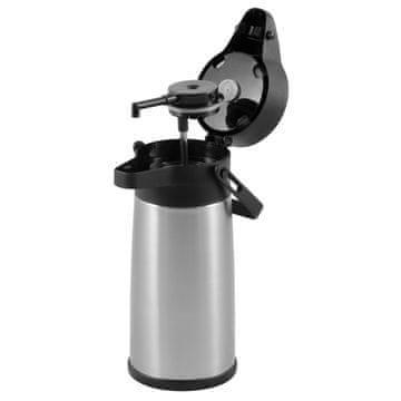 shumee Jeklena gostinska termovka s črpalko za tople napitke. 2,2 L - Hendi 448908