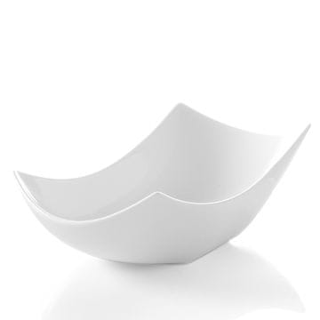 shumee Vanilija okrasna skleda bel porcelan 225x111x62mm - Hendi 785560