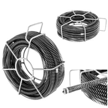 MSW Spirala za potiskanje, vzmet za hidravlične cevi 6 x 2,45 m, premer 16 mm KOMPLET