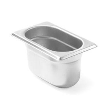 Hendi Gastronomska posoda GN 1/9, višina 150 mm, serija Budget Line, jeklo, 1,3 l