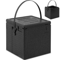 NEW CAMBRO EPP termobox posoda za prevoz pic 8 škatel 33x33x4cm trak črna