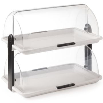 shumee Bife vitrina z dvojnim pokrovom na rolo 380 x 260 x 355 mm - Hendi 871768