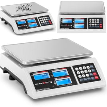 BE Komercialna tehtnica za trgovce, LCD RS232, 6000 g / 0,1 g