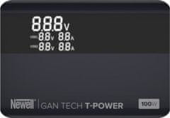 Newell GaN Tech T-Power napajalnik, 100 W, 2xUSB-A, 2xUSB-C