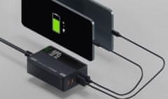Newell GaN Tech T-Power napajalnik, 100 W, 2xUSB-A, 2xUSB-C