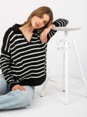 Factoryprice Klasičen ženski pulover Natara črnobela Universal