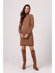BeWear Ženska mini obleka Holmes BK103 rjava L/XL