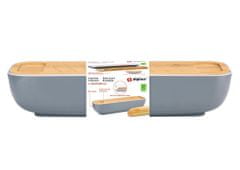 Alpina Škatla za pecivo s pokrovom iz bambusa/pokrovomED-224133