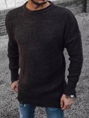 Dstreet Klasični moški pulover Toussaint temno siva M