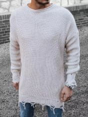 Dstreet Klasični moški pulover Leclair bež M