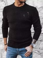 Dstreet Klasični moški pulover Flandin črna XL