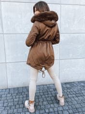 Dstreet Ženska zimska jakna Goddess rjava XXL