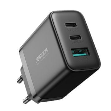 Joyroom JR-TCF10 polnilnik USB / 2x USB-C 32W, črna
