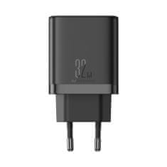 Joyroom JR-TCF10 polnilnik USB / 2x USB-C 32W, črna