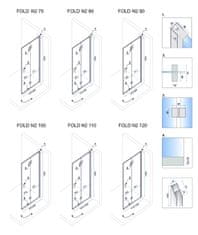 REA Modularna tuš kabina Fold N2