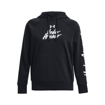 Under Armour Športni puloverji črna Ua Rival Fleece Graphic Hdy