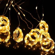 Sweetbuy Božična Zavesa iz LED lučk