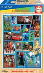 Educa Lesena sestavljanka Disney Pixar 100 kosov