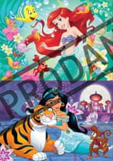 Educa Puzzle Disneyjeve princese: Ariel in Jasmina 2x48 kosov