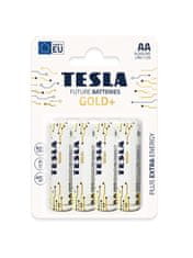 TESLA - baterije AA GOLD+, 4ks, LR06