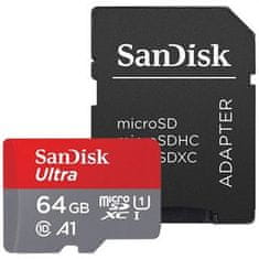 SanDisk Ultra/micro SDXC/64GB/UHS-I U1/Class 10/+ adapter