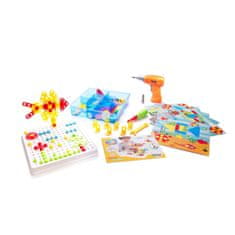 MG Drill otroški izvijač s priborom + mozaik 261 del