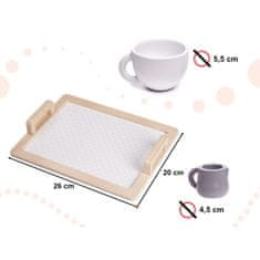 MG Coffe Service otroški lesen kavni servis