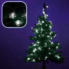 MG Snowflakes božične lučke 100 LED 10m, hladno bele