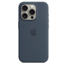 Silikonsko ohišje iPhone 15 ProMax MS - Storm Blue