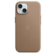 Ohišje iPhone 15 FineWoven z MS - Taupe
