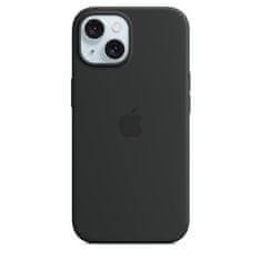 Silikonsko ohišje za iPhone 15+ z državo članico - črno
