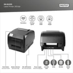Digitus tiskalnik nalepk s črtno kodo 300dpi