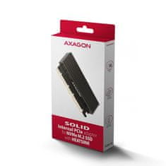 AXAGON PCEM2-XS, adapter za režo PCIe x16 - M.2 NVMe M-key, ohišje z radiatorjem za pasivno hlajenje