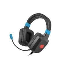 Gaming slušalke Fury Raptor z mikrofonom, žične, RGB, USB, priključek 3,5 mm, dolžina kabla 2 m, črne