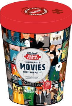 Ridley's games Puzzle Bucket List: 50 filmov, ki si jih morate ogledati 1000 kosov
